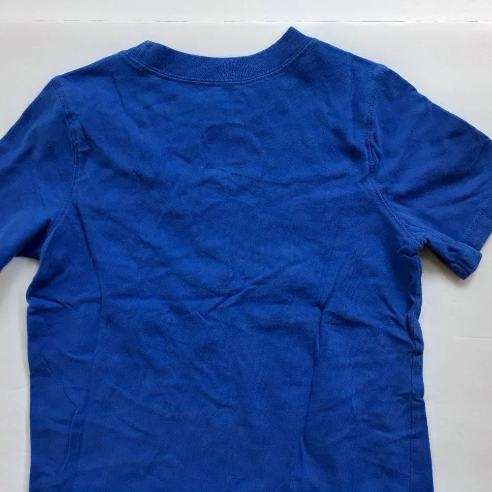 Old Navy Boys T-Shirt Blue Short Sleeve Awesome 5T